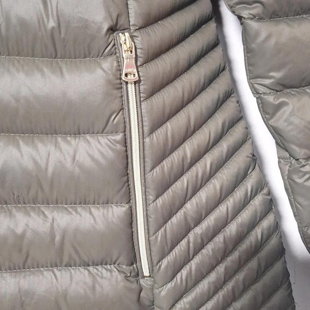 Calvin Klein Puffer Coat Packable Olive - Picture 6 of 11